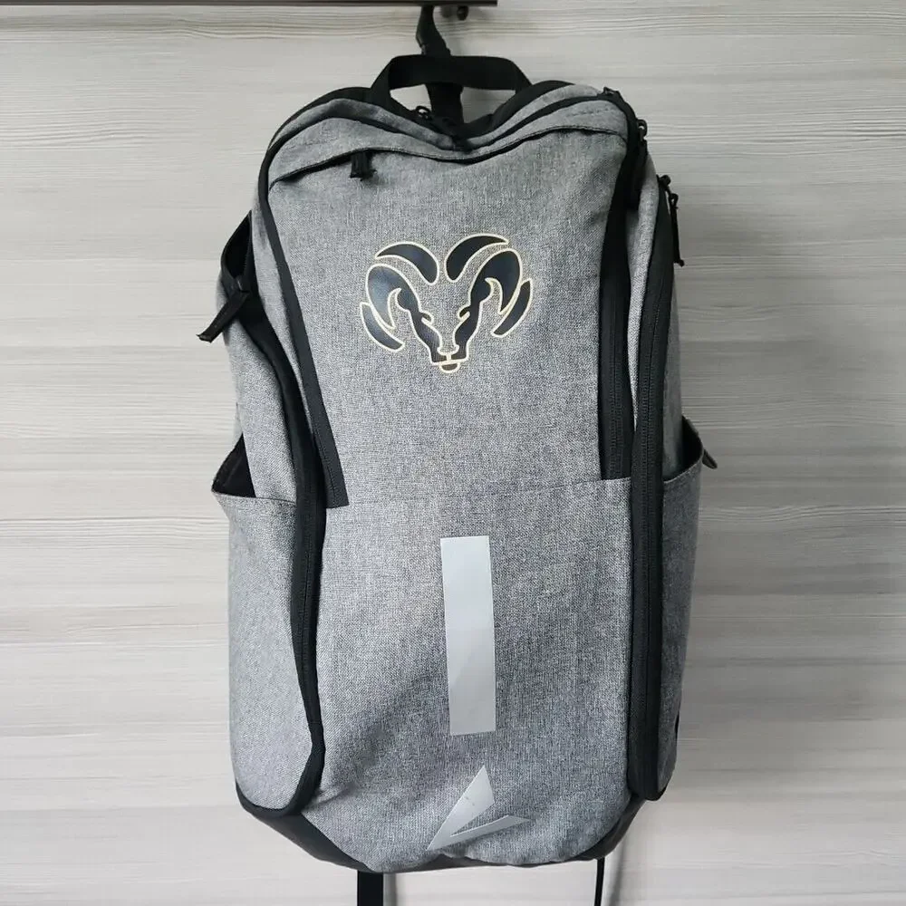 BSN SPORTS STEP-UP Gym BACKPACK Multiple Components And‎ Hook Bag RAM graphic